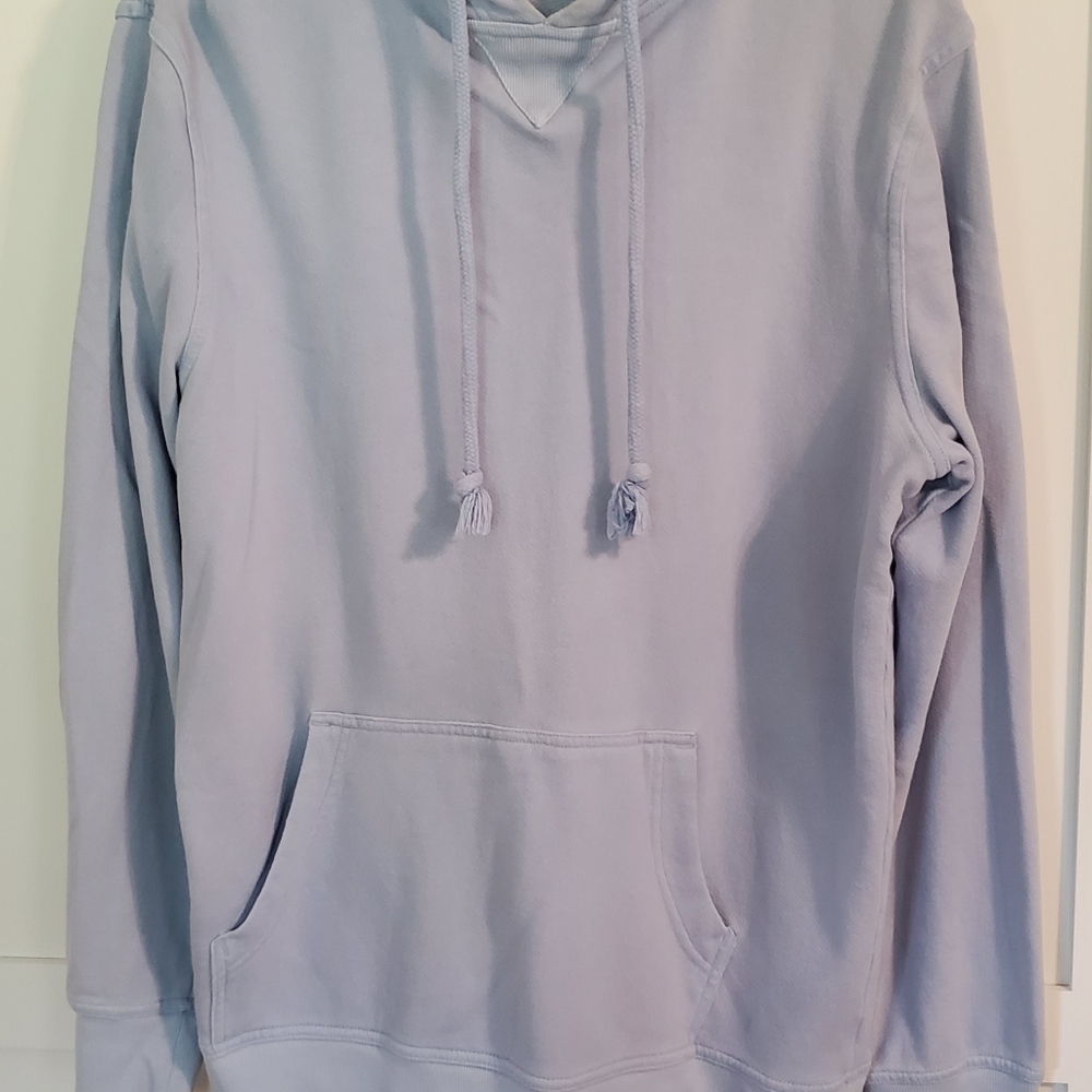 Blue Hooded Sweatshirt Size M